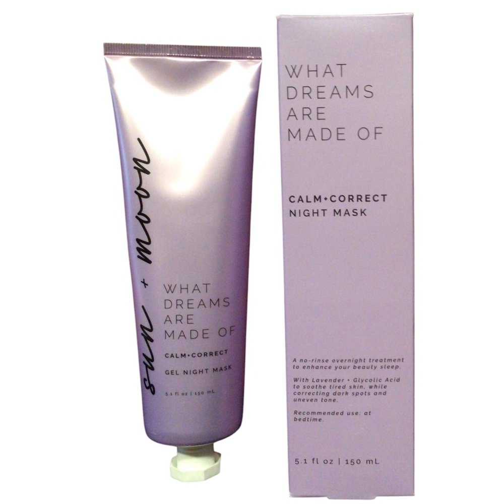 Sun + Moon what dreams are made of CALM + CORRECT | NIGHT MASK